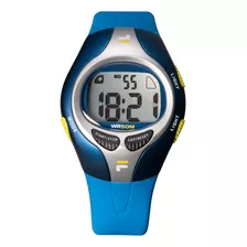 Relógio Digital Masculino Fila Azul Fl459-03