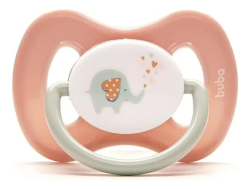 Buba Chupeta Comfort Tamanho 1 - Elefantinho Rosa 6-12 Meses