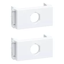 Modulo Saída De Fio Coaxial 9,8mm (2pc) Branco Esatta Weg