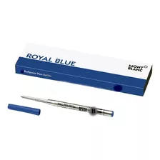 Tanque Mont Blanc Boligrafo Azul Royal Grueso X Unidad Origi