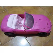 Auto De Muñecas Rosa Usado Grande