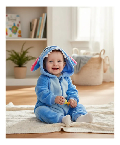 Macacão Bebê Inverno Kigurumi Peluciado Fofinho