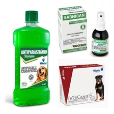 Shampoo Dugs + Sarniran + Ivercanis 6mg - Sarna E Carrapato