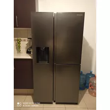 Refrigerador Samsung Dúplex 22 P3 Negro Seminuevo 