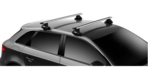 Combo Thule Wingbar Plata Volkswagen Polo 09-17 Hatchback Foto 3