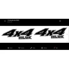 Sticker Calcomania 4x4 Hilux Set X2 