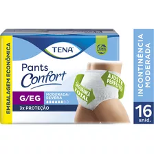 Fraldas Para Adultos Descartáveis Tena Descartável Pants Confort G/eg X 16 U