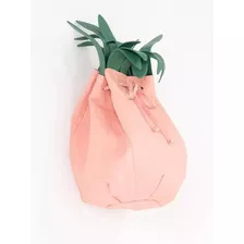 Bolsa Farm Maxi Abacaxi Couro Rosa