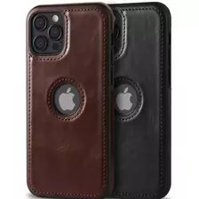 Carcasa Cuero Para iPhone 13 Y 13 Pro 