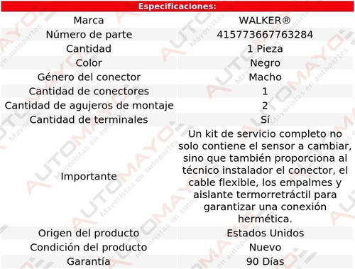 Sensor Ckp Walker Savana 3500 V8 7.4l Gmc 96-00 Foto 6