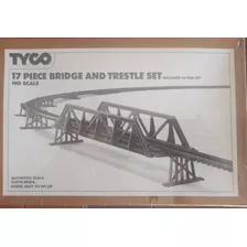 Ferromodelismo Puente De 17 Piezas Tyco Tren Escala Ho Nvo!