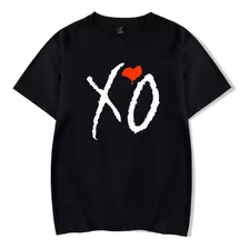 Camiseta Estampada The Weeknd Xo Fashion Tee De Manga Corta