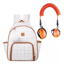 Mochila Flavia Calina Hug Com Pulseira Guia Infantil