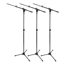 3 Pedestal Suporte Microfone Rmv Psu0135 Profissional