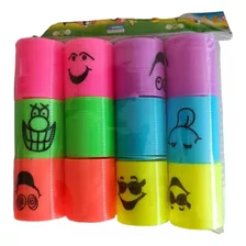 Pack Por 24 Mini Resortes Juego Para Niños 3,5x3,5cm