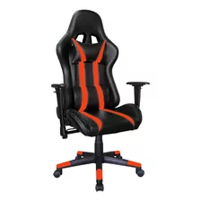 Silla De Escritorio Morshop S19 Gamer Ergonómica Negra Y Roja