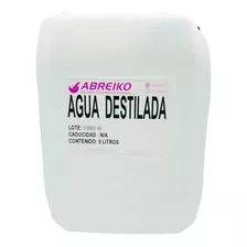 Agua Destilada 5 Litros 