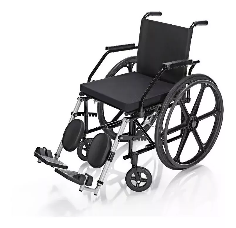 Cadeira De Rodas Multi Uso Com Elevação Perna Pneu Antifuro 