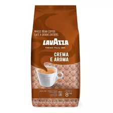 Lavazza Granos De Café Tostados, Aroma Crema E, 2.20 Libra.