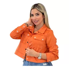 Chaqueta En Gamuza Licrada Para Dama Ref Wy-02