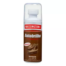 Polidor De Sapato Líquido Marrom Wassington Autobrilho 60ml