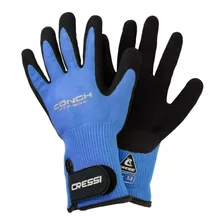 Luva De Neoprene Para Mergulho Conch Dyfiber Azul - Cressi