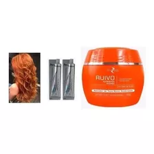 Matizador Ruivo 500g+ 2 Tinta 7.44 + 2 Ox Mairibel 40 Vol