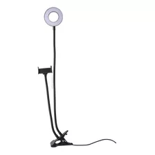 Ring Light Led Profissional Com Suporte P/ Telefone 3 Cores Cor Da Estrutura Preto Cor Da Luz Branco-frio Ou Quente