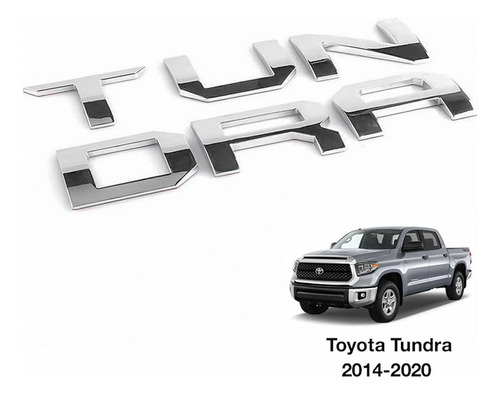 Emblema Logo Portalon Trasero Toyota Tundra 3d  Foto 7