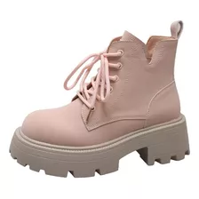 Botas Cortas Casuales Para Mujer, Zapatos Para Aumentar El G