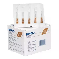 Aguja Hipodermica Nipro 26g X 1/2 Caja 100 Unidades