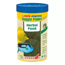 Ração Peixe Marinho Sera Marine Veggie Flakes Nature 60g
