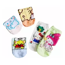 Set 5 Pares De Calcetines Hello Kitty Y Sus Amigos Sanrio