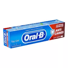 Pasta Dental Oral-b Anticarie 1 2 3 Com Escudo Protetor 70g