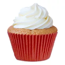 Forminhas Papel Cupcake Vermelho Nº0 Forneável Mago 90 Unid
