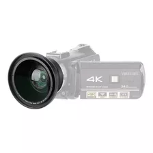 Lente Hd Profesional De 37 Mm 0.39x Para Videocamara Dslr