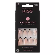 Uñas Kiss Glue-on Masterpiece Nails Originales Instantáneas
