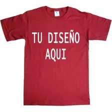 Playera Personalizada Tu Diseño Calidad Premium 100% Algodón