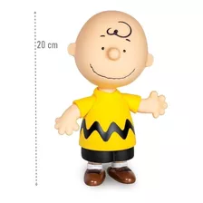 Boneco De Vinil Charlie Brown Do Clássico Snoop 20 Cm Lider