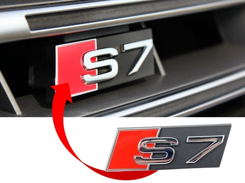 Emblema S7 Para Parrilla Audi A7/s7 2011-2022 Foto 2