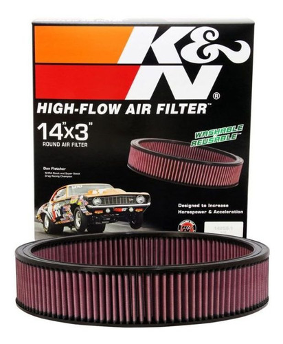 Filtro De Aire K\u0026n Pontiac Executive 400 1968 A 1970 E-1650 Foto 2