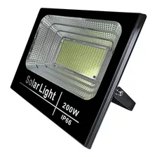 Foco Led 200w. Ip66 + Control Remoto + Panel Sola