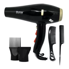 Secador De Cabello Bopai Bp-8400 Negro 110v