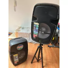 Juego De 2 Bafles (activo Y Pasivo) 24,000 Watts Nuevo