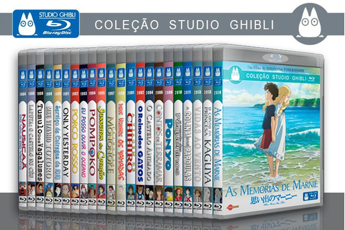Studio Ghibli - Coleção Blu-ray 29 Filmes + Ronja Serie Tv