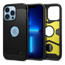 Estuche Funda | Spigen Tough Armor | Para Apple iPhone 13 Pro | Proteccion Antichoque | Acabados Premium | Espuma De Impacto