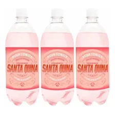 Agua Tonica Santa Quina Pomelo Rosado 1l X3 Premium Oferta