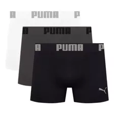 Kit 3x Cueca Boxer Puma Sem Costura Produto Original 