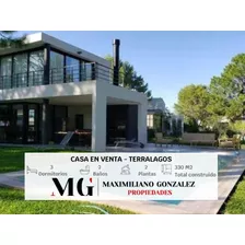 Casa En Venta En Barrio Privado Terralagos , Canning