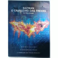 Dvd - Batman O Cavaleiro Das Trevas A Trilogia - Com Livro